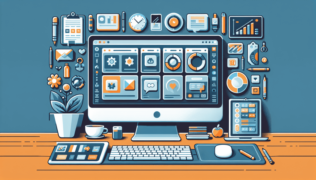 Ilustração profissional: Maximize a Produtividade: Ferramentas Digitais Essenciais