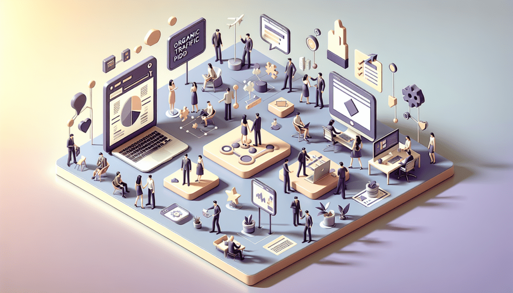 Ilustracao profissional: Trafego Organico vs Pago: Quando Cada Um Faz Sentido?
