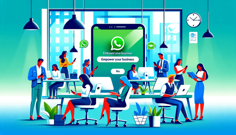 Ilustração profissional: Impulsione Seu Negócio com WhatsApp Business no PC