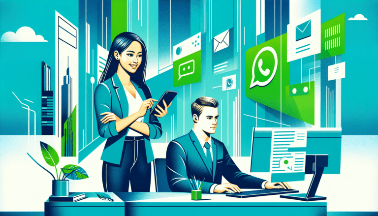 Ilustracao profissional: Impulsione Vendas com WhatsApp Business Agora!