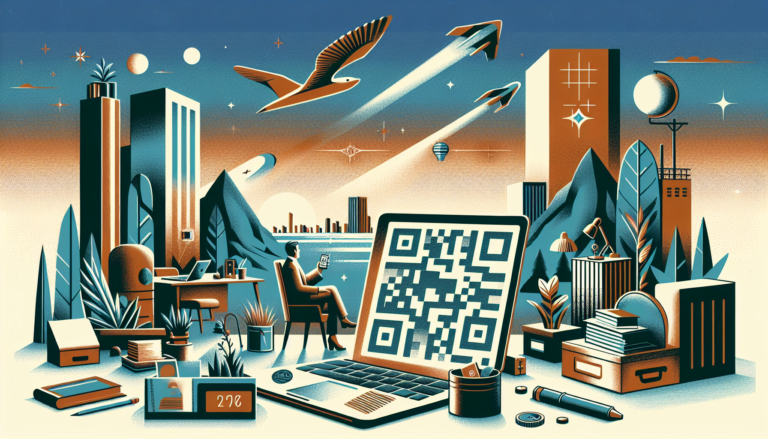 Ilustracao profissional: "QR Codes Estao Mortos. Veja Como Inovar com Eles em 2026"