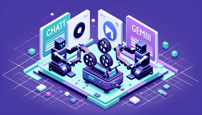 Ilustracao profissional: ChatGPT vs Gemini: Quem Cria Melhores Roteiros de Videos?