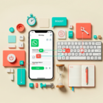 Ilustracao profissional: Atalhos de Teclado no WhatsApp: Melhore Sua Produtividade Agora